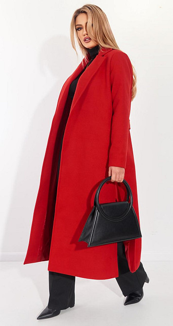 Кашемірове пальто з розрізами (48) Київ - фото 5