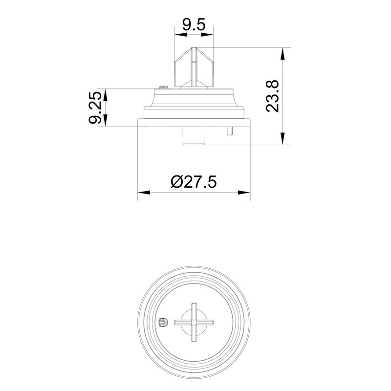 Мембрана для наповнювального клапана бачка унітазу KOER KT-1411 для KT-0105, KT-0106 (KR5708) Київ - фото 2