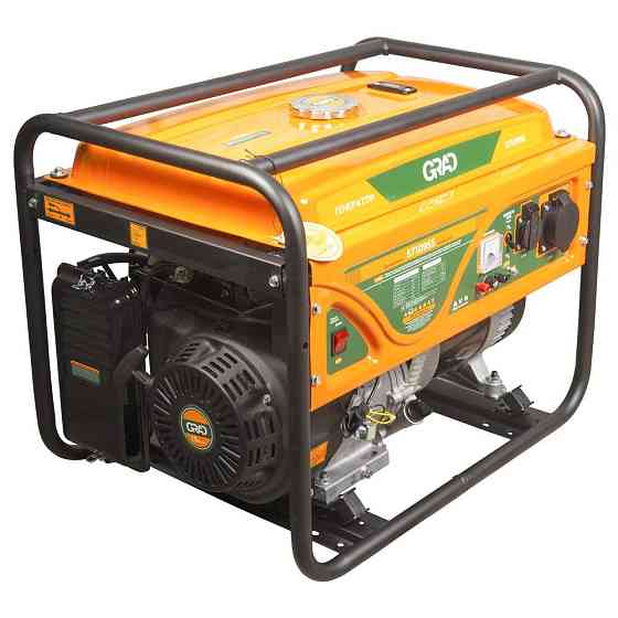 Генератор бензиновий 230 В 5.0/5.5 кВт 4-тактний ручний запуск GRAD (5710955) Київ