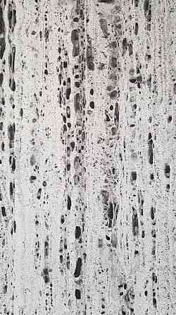 Шпалери вінілові на флізеліні Marburg Travertino 1.06х10 абстракція смужки точки під кору дерева чорні сірі Київ