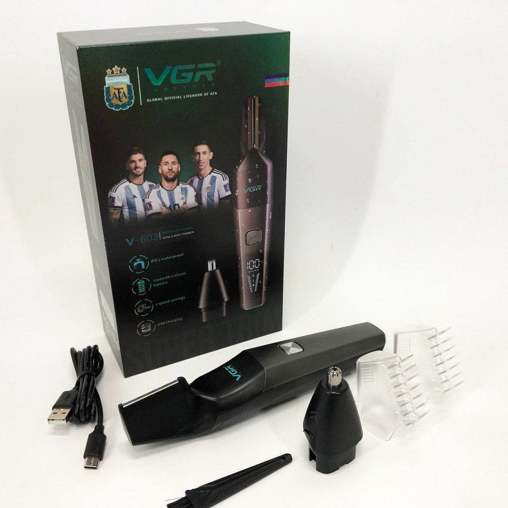 Тример для носа і вух хорошої якості VGR 2 до 1 V-603, Тример для гоління вух бритва носа FN-41 Львів - фото 12