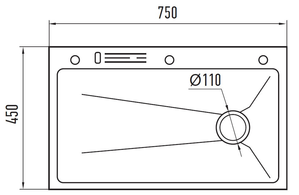 Кухонна мийка Mixxus Premium MH7545-SET-05 NANO-SILVER (3.0/0.8) з нержавіючої сталі комплект MX9634 Харків - фото 4