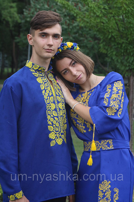 Мужская льняная вышиванка Всеволод2 Кривой Рог - изображение 3