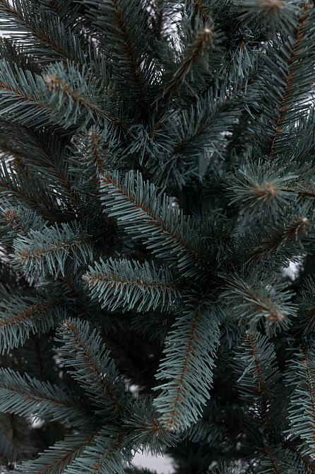 Штучна ялинка 1 м блакитна, новорічна ялинка Різдвяна ніч штучна SOK-22-1 Київ - фото 4