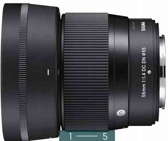 Об'єктив Новий: Sigma 56mm. F1.4 DC DN для FUJIFILM X Mount. Київ