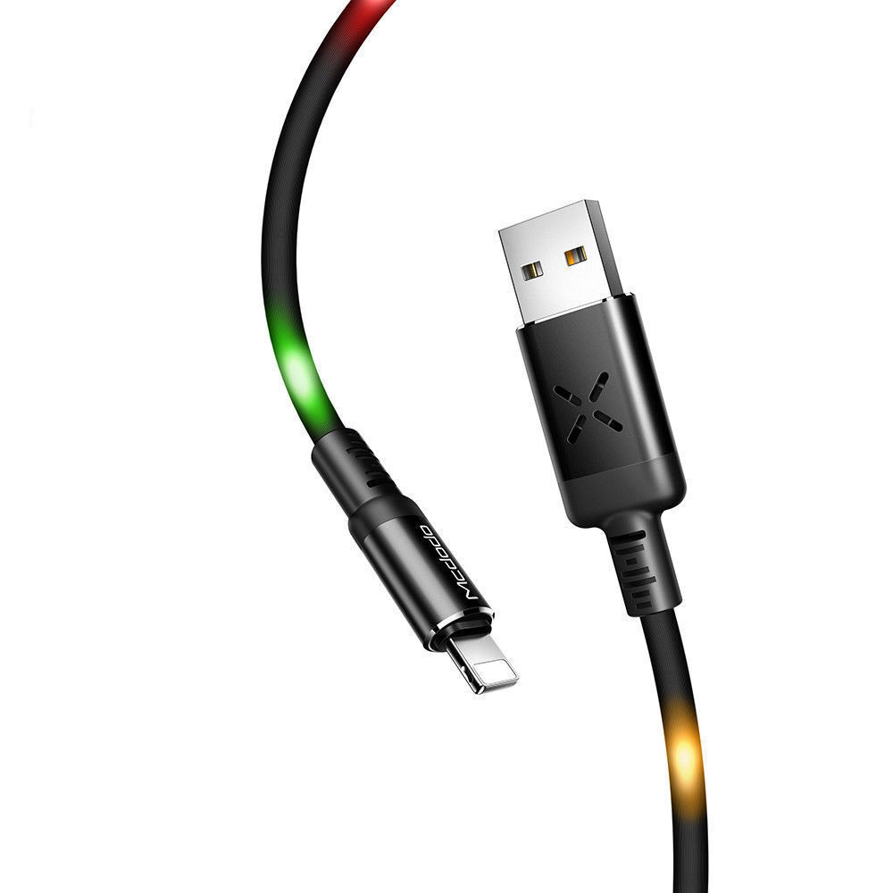 Кабель Lightning McDodo X Series Voice Control с аудио синхронизацией CA584 (Черный, 1м) Николаев - изображение 2
