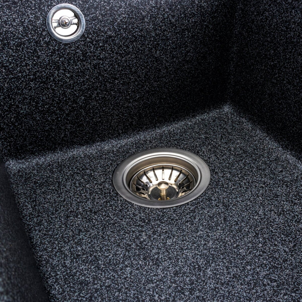 Гранітна мийка для кухні VALESO SOKIL 4150 матова Графіт Коломыя - изображение 5