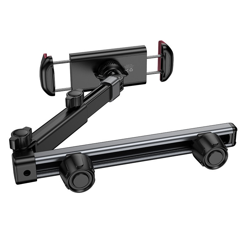 Автотримач для телефона HOCO H69 Gamble telescopic tablet car holder (rear pillow) Black and Red Київ - фото 7