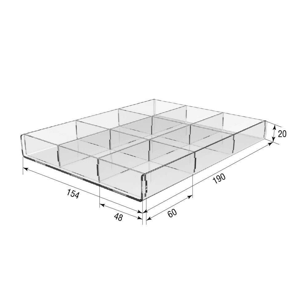 Коробка акриловая EKOSTAR 190х154х20 Киев - изображение 7