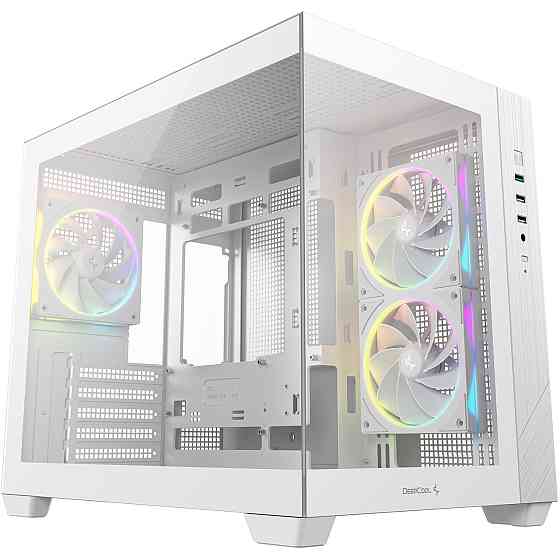 Корпус DeepCool CG330 3F White (R-CG330-WHNGM3-G) без БЖ ( 27993 ) Харьков