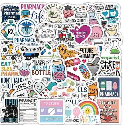 Набор веселых наклеек для фармацевта, 50 шт Киев