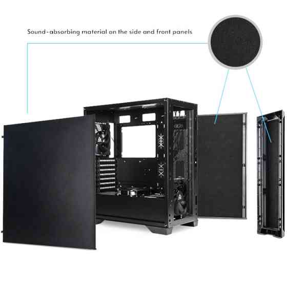 Корпус Chieftec APEX Q GA-01B-Q-OP 2x140mm+1x120mm, USB-C, E-ATX, без БЖ, Black Вінниця