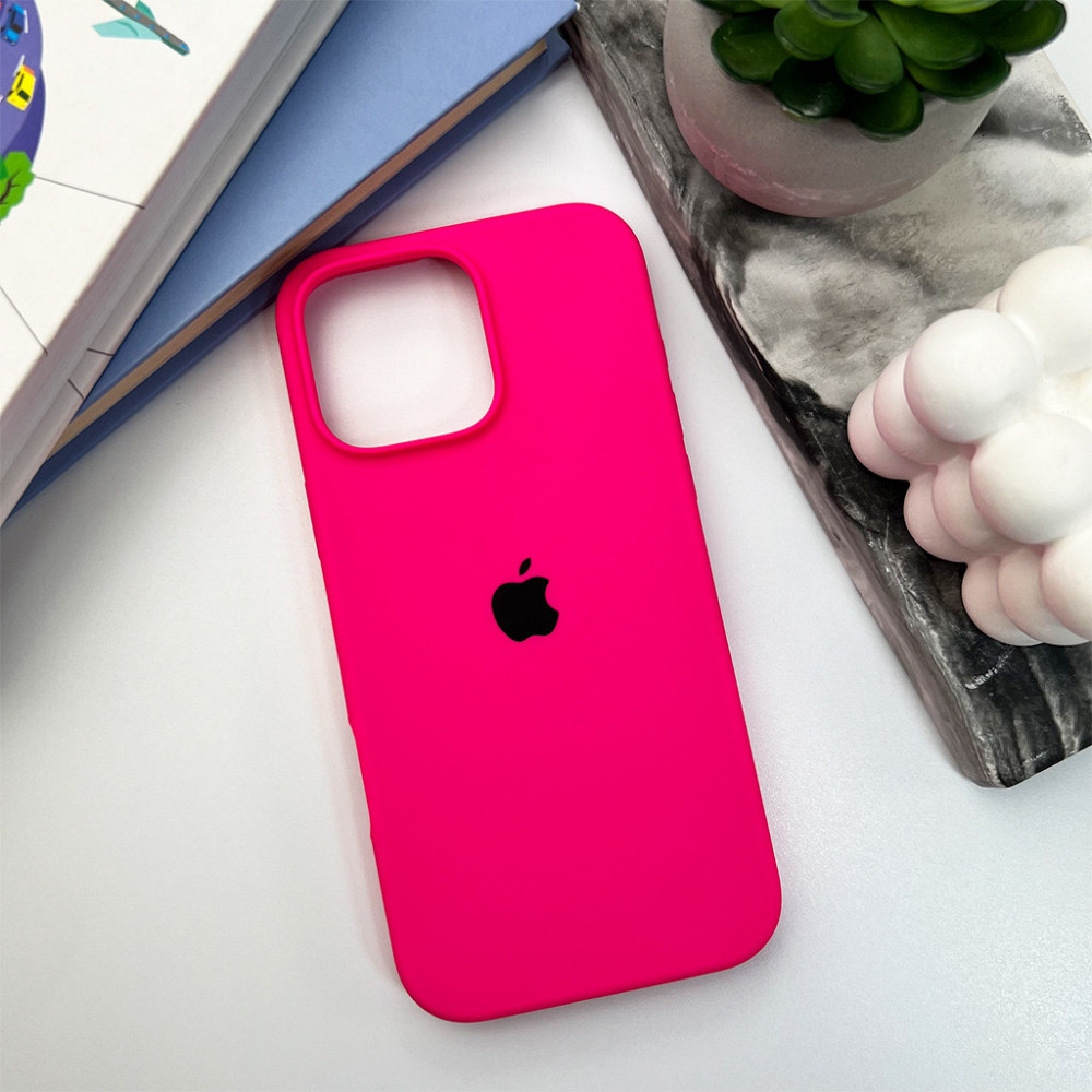 Чохол для смартфона Silicone Full Case AA Open Cam for Apple iPhone 16 Pro 23,Shiny Pink Киев - изображение 5