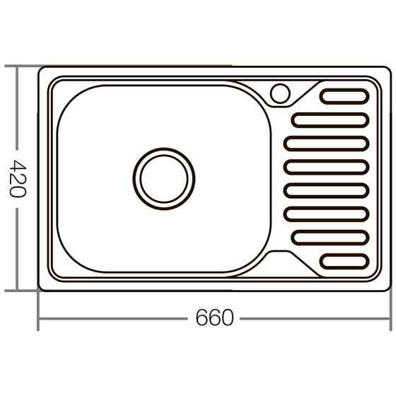 Мийка кухонна ZERIX Z6642-08-180E    ( ZX1600 ) 20413 Харків