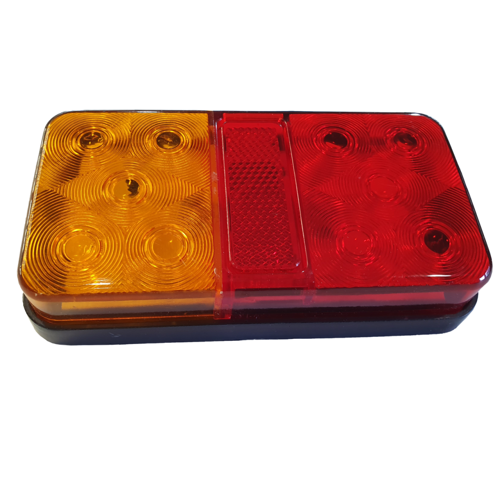 Ліхтар LED задній універсальний 148 х 78 х 22; 12V; 8 led діодів; + 30 см провід Мукачево - фото 2