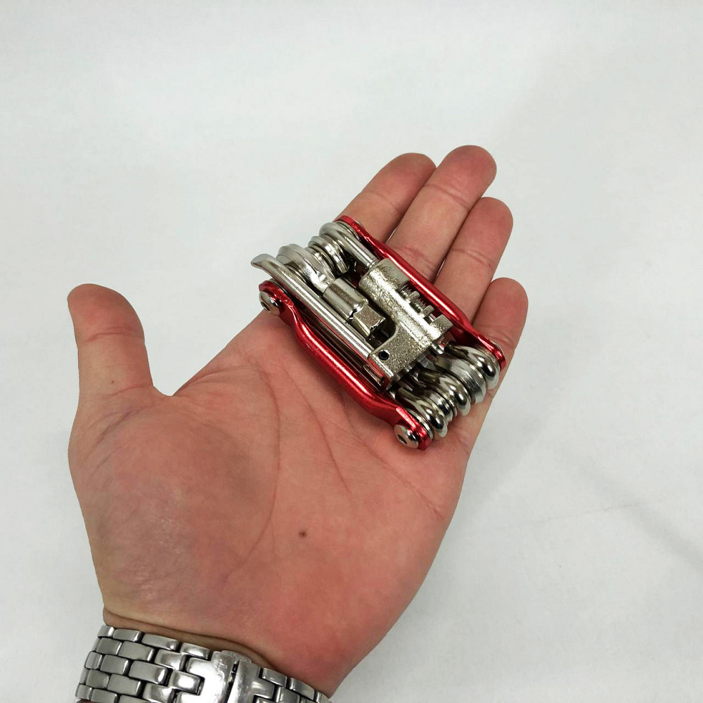 Многофункциональный велосипедный ключ BG-2121 Мультитул JV-730 11 предметов Киев - изображение 3