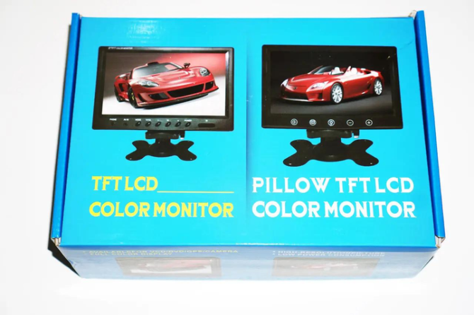 Автомобільний монітор для камери заднього виду Car DVR 9 дюймів 800х480 з пультом і рамкою підголівника Вінниця - фото 6