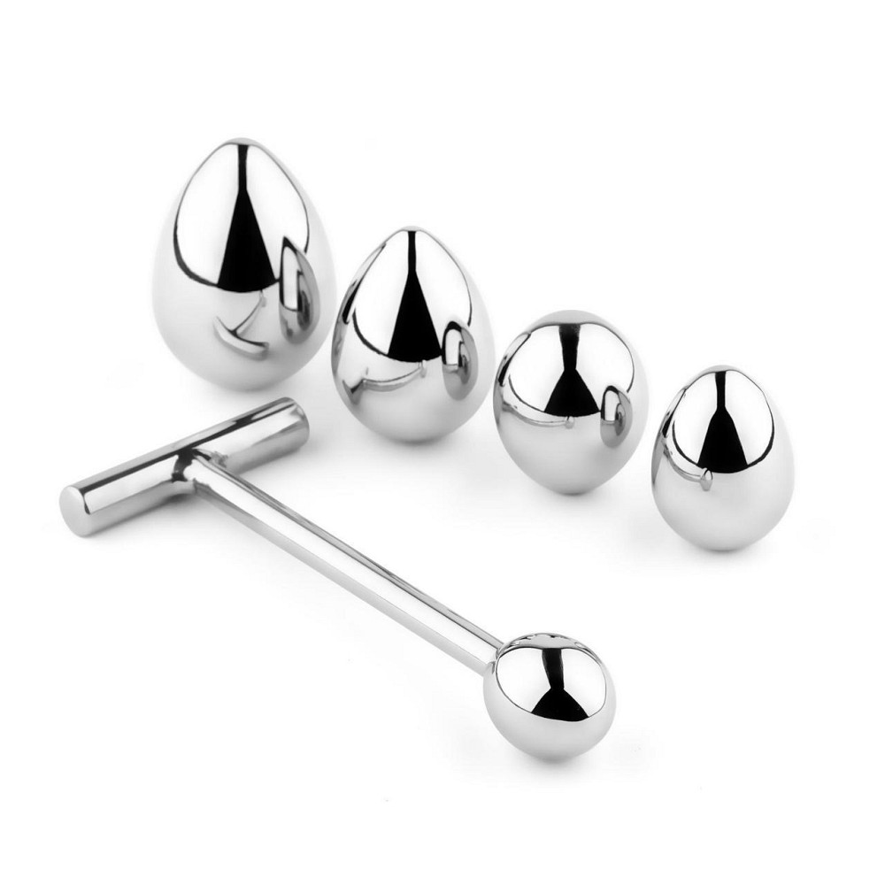 Анальная пробка со сменными элементами – Jewellery Metal Anal Plug No. 3 Sex Aura Киев - изображение 2