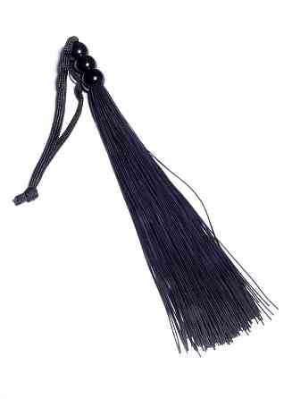Силиконовый флогер ( длина 26 см ) Fetish Boss Series - Silicone Whip Black 10