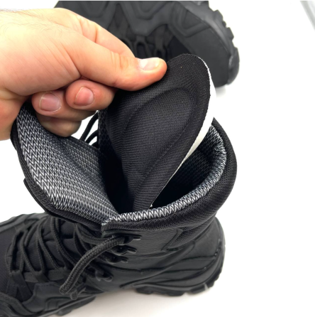 Военные мужские берцы на Gore-Tex демисезонные черные кожаные тактические берцы прошить и проклеены Львов