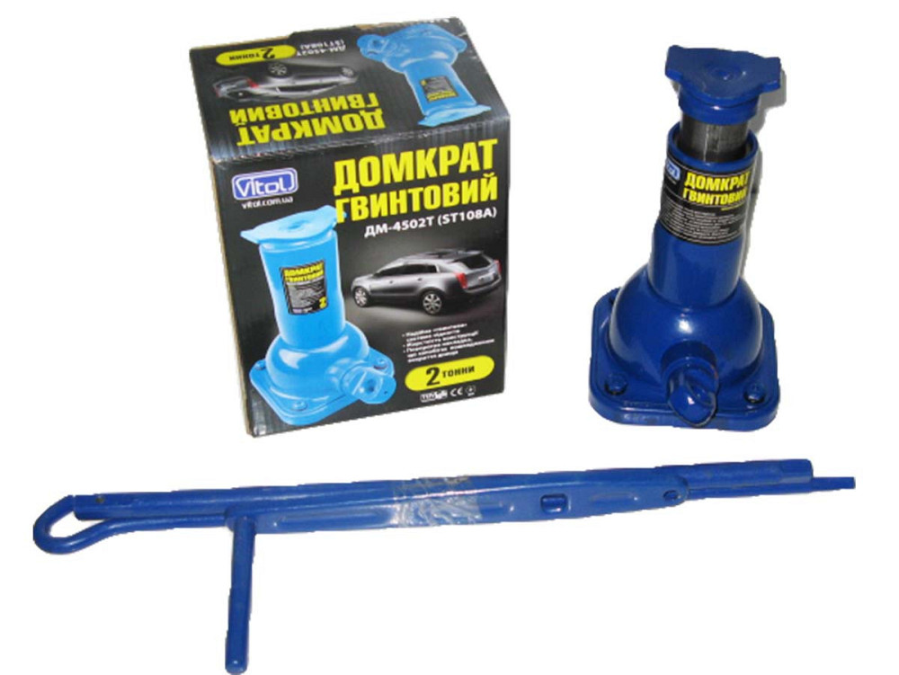Домкрат механічний телескоп 2т 400мм (ST-108A) Вінниця - фото 1
