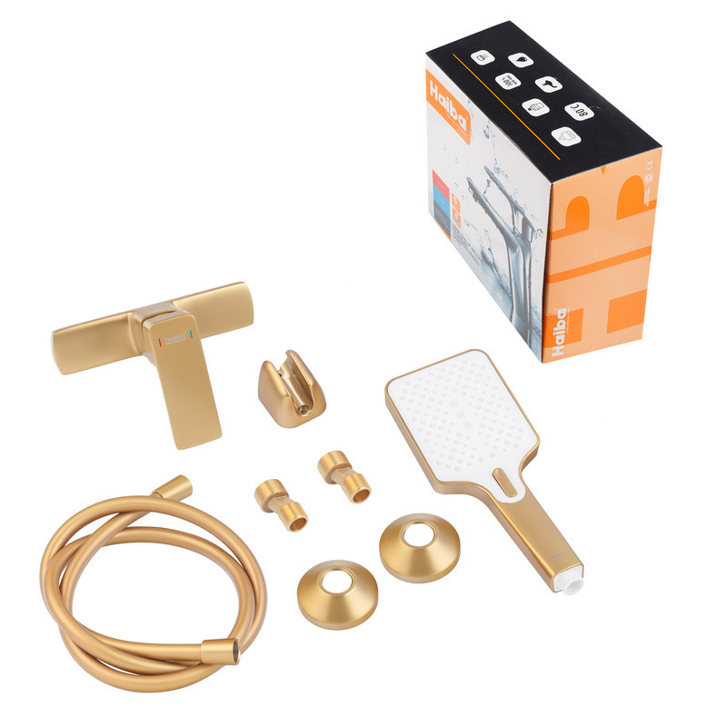 Змішувач для душу Haiba KUBUS 003 BRUSHED GOLD   ( HB9626 ) 26218 Харків - фото 3