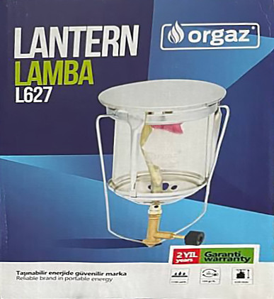 Газовая кемпинговая лампа с ручкой для переноски Orgaz L627, туристический фонарь с регулировкой яркости Каменец-Подольский - изображение 3