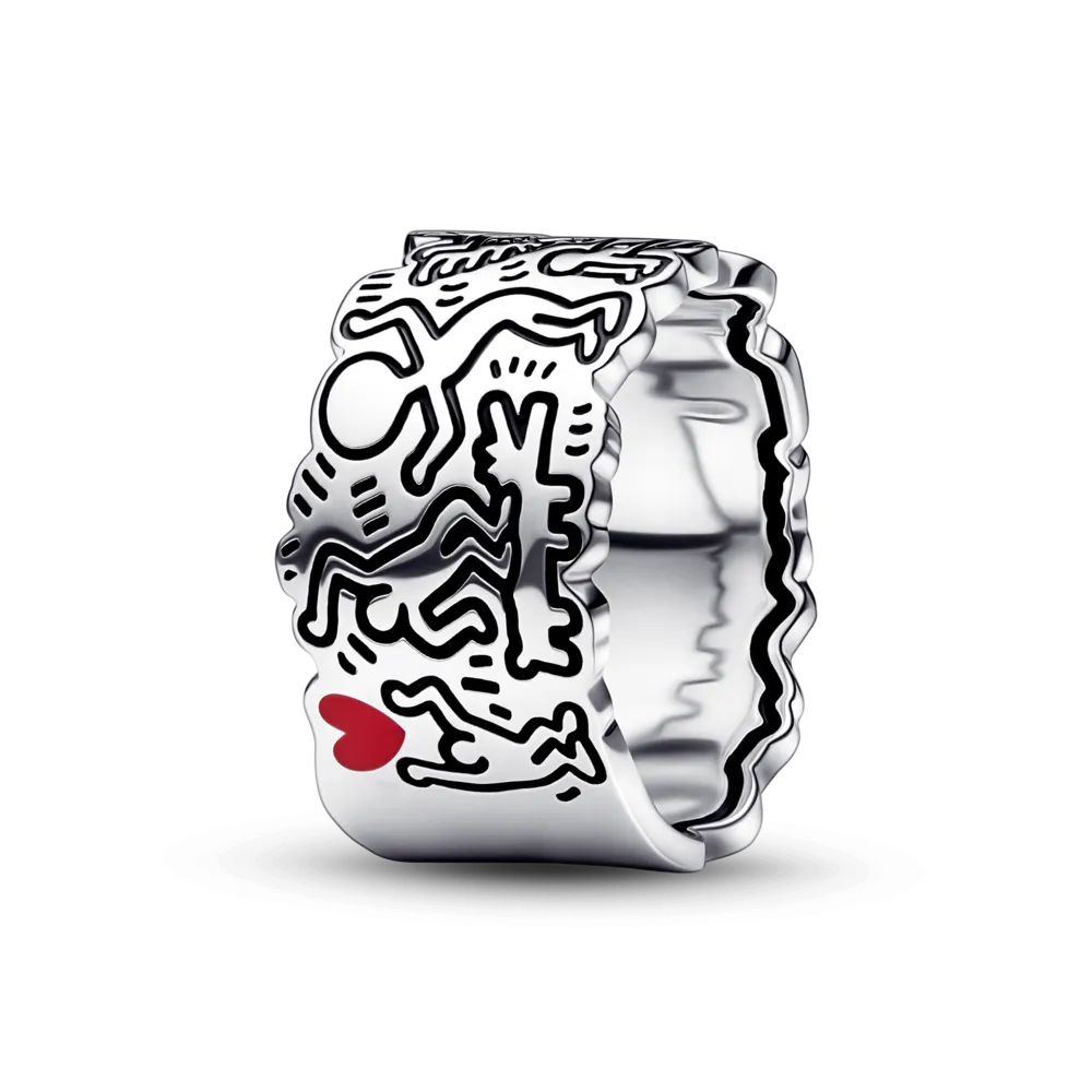 Срібна каблучка   "Любов та люди" 192222C01 58 MasterSem Київ - фото 1