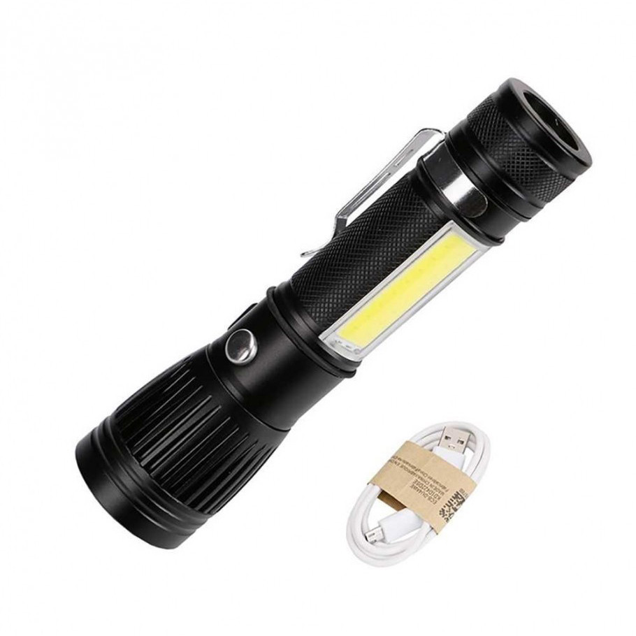 Фонарик ручной аккумуляторный мощный TX6 WATTON WT-028, фонарь с тремя режимами и дальностью 200-300м Каменец-Подольский - изображение 8