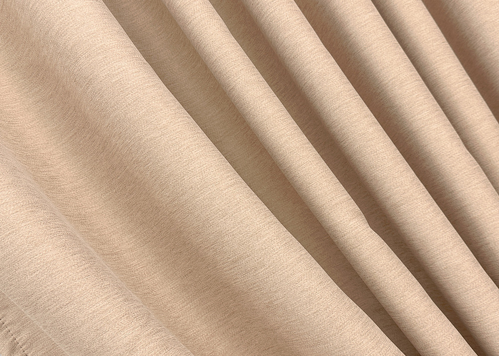 Комплект готовых штор VR-Textil Блэкаут двусторонний Eclipsе № 1816ш Бежевый 150х270 см 2 шт (33-0797) Киев - изображение 6