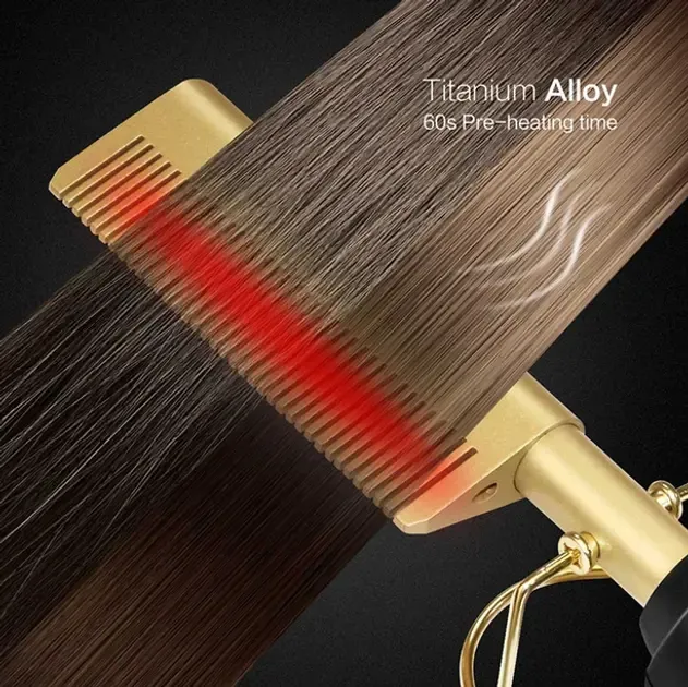 Расческа Grand XL-210 для выпрямления волос 2 в 1, электрическая щетка Коломыя - изображение 6