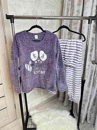 Тепла піжама жіноча Темно-синій M Харків