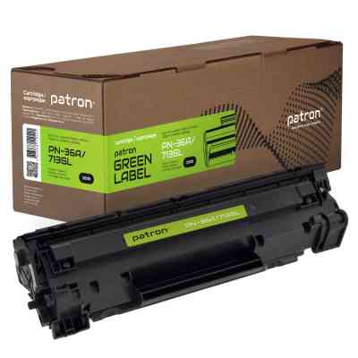 Картридж Patron HP LJ CB436A/CANON 713 GREEN Label (PN-36A/713GL) Винница