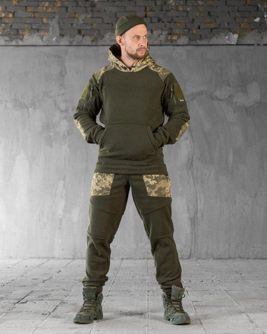 Флисовый спортивный костюм oblivion TARANTUL олива ВТ0598 Одесса - изображение 2