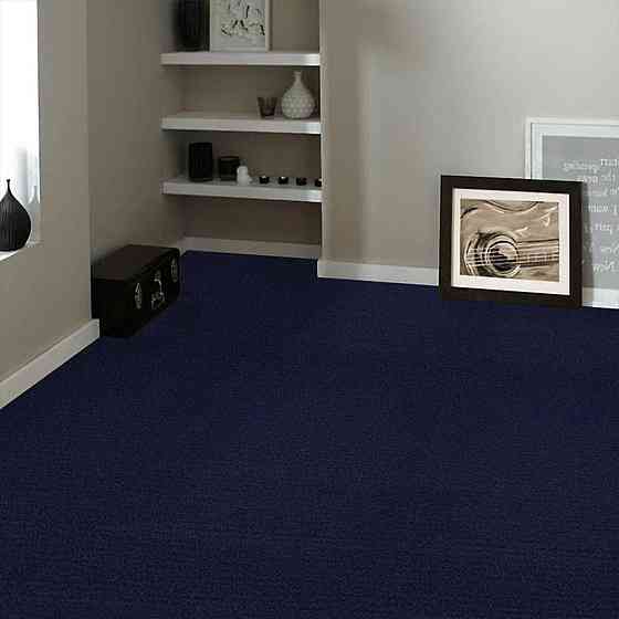 Самоклеящаяся плитка под ковролин синяя 600х600х4,5мм SW-00001369 Киев