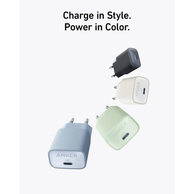 Зарядное устройство Anker PowerPort 511 Nano IV 30W USB-C White (A2337G21) Винница - изображение 7