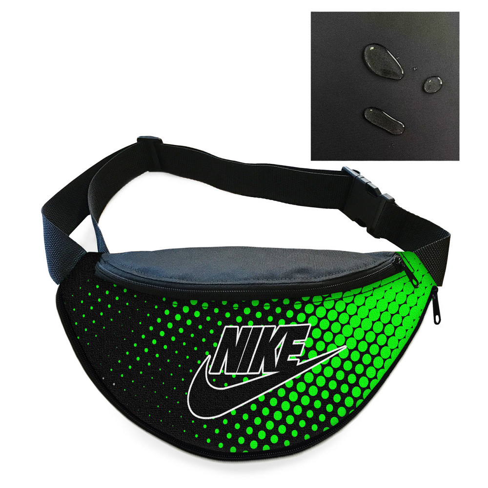 Сумка-бананка Nike чоловіча/жіноча спортивна 32×16 см з розширювачем поясна сумка або сумка через плече (3736) Київ - фото 2