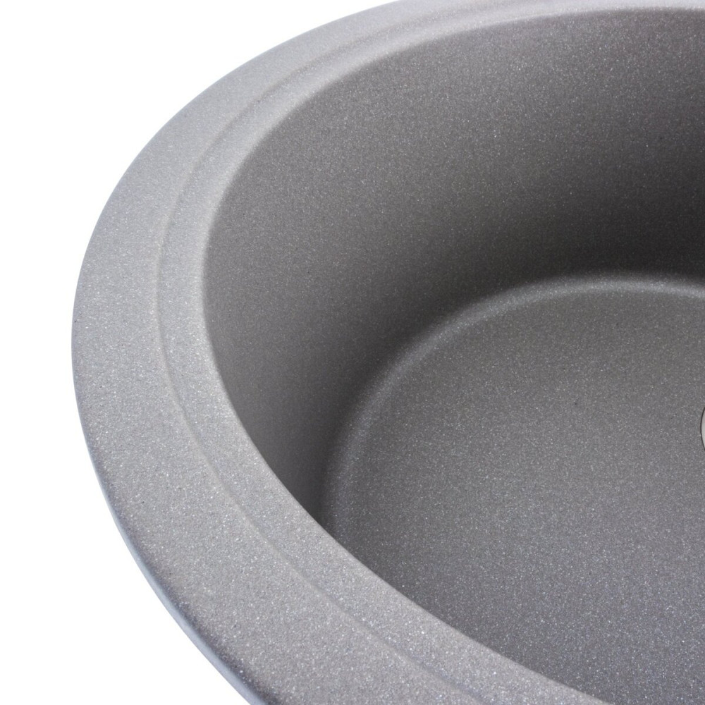 VALESO Гранітна мийка для кухні VALESO ONYX 5847 матова Сірий мусон Киев - изображение 8