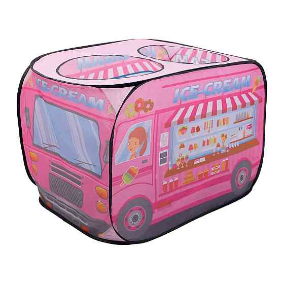Дитячий ігровий намет «Фургон з морозивом» 110×70×66 см намет для дівчинки Рожевий HP-S-5NDP Коломыя