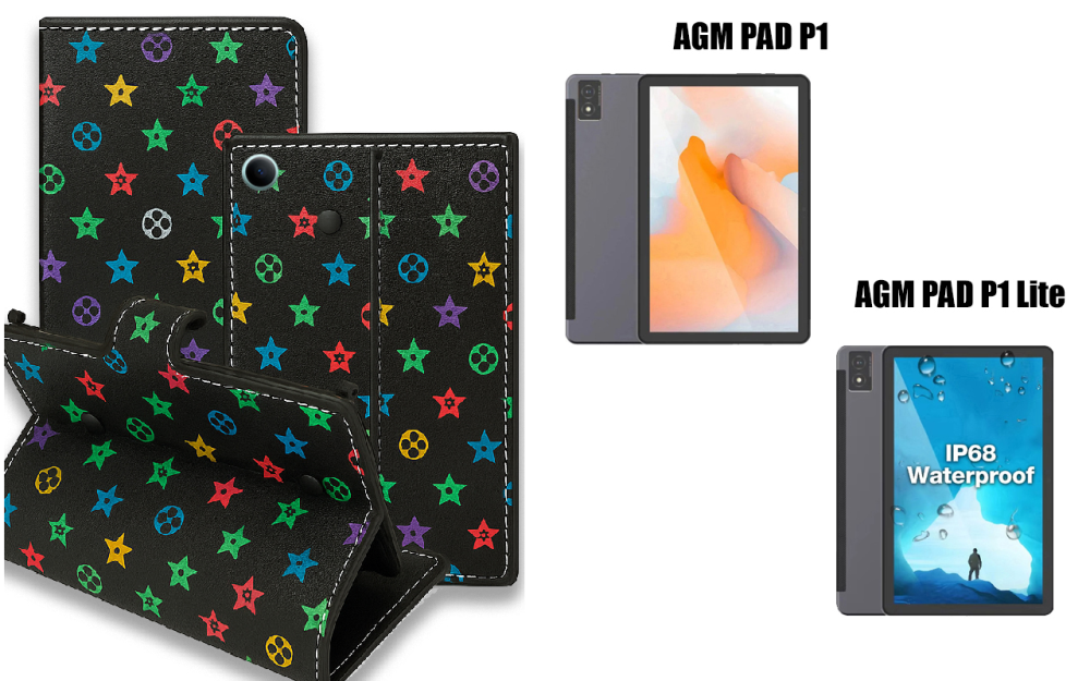 Книга-трансформер для планшета Agm Pad P1, Agm Pad P1 Lite, цвет Black Lyi Black Киев - изображение 1