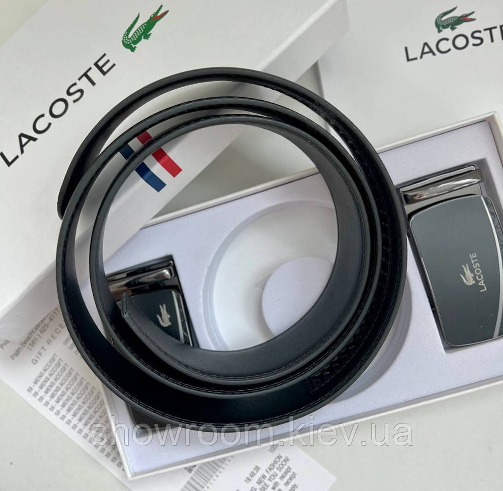 Чоловічий подарунковий набір Lacoste (пряжки автомат) (992) Київ - фото 4