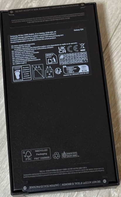 Смартфон Samsung Galaxy S24 8/128GB Cobalt Violet Киев - изображение 1