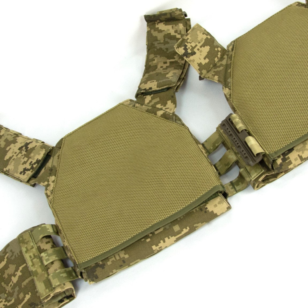 Плитоноска 25 х 30 Піксель ММ-14 Cordura зі швидким скиданням Запоріжжя - фото 7