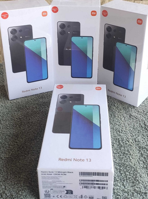 Смартфон: Xiaomi Redmi Note 13 , 8/256Gb. NFC (Чорний, Зелений, Синій. Київ - фото 1