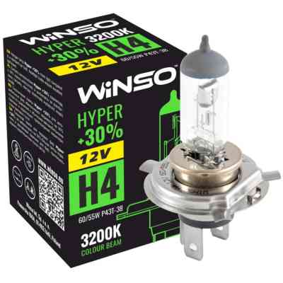 Автолампа WINSO H4 HYPER +30 60/55W (712400) Вінниця