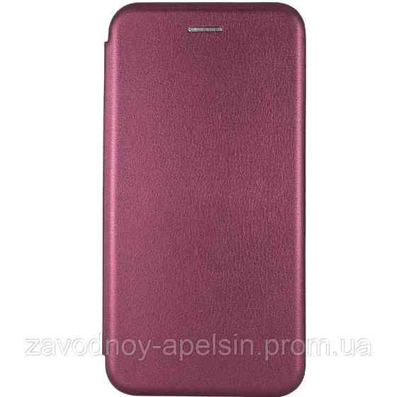 Чохол книжка Xiaomi Redmi 8 8A Підставка (бордовий) Одеса