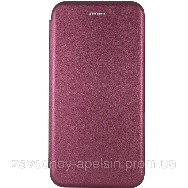 Чохол книжка Xiaomi Redmi 8 8A Підставка (бордовий) Одеса - фото 1
