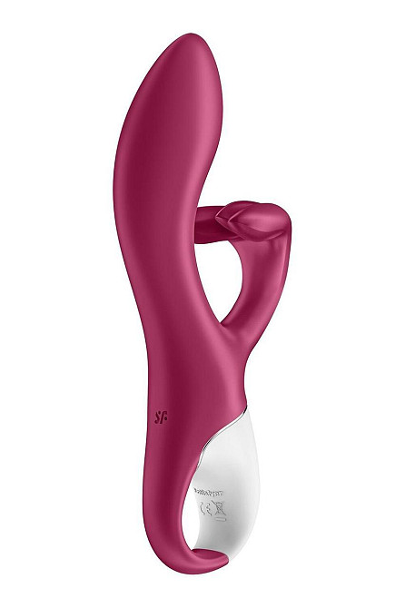 Вібратор-кролик із потрійним відростком Satisfyer Embrace me Berry, 2 мотори, діаметр 3,6 см Sex Aura Київ - фото 4
