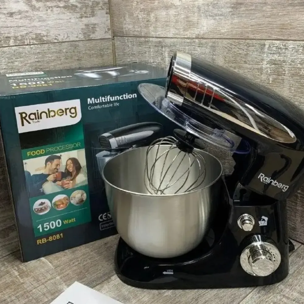 Тестомес 3200Вт. Rainberg 8081 планетарный комбайн Коломия - фото 1