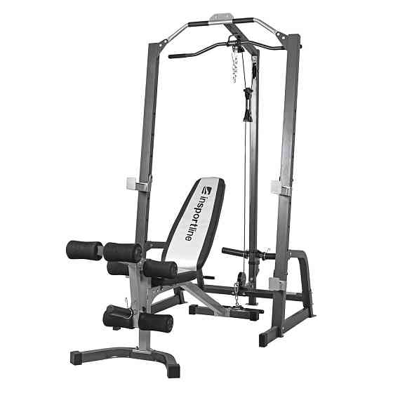 Багатофункціональний атлас з лавкою для тренувань inSPORTline Power Rack PW60 Київ